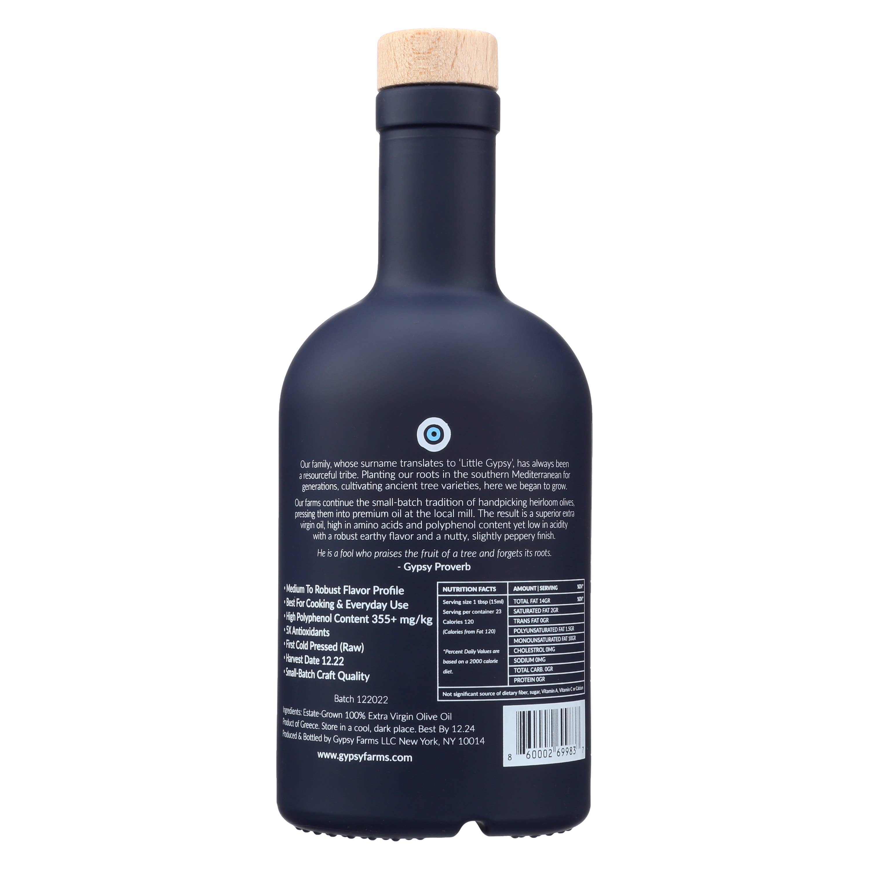 Little Gypsy Farms - High Mountain Organic Olive Oil 350ml