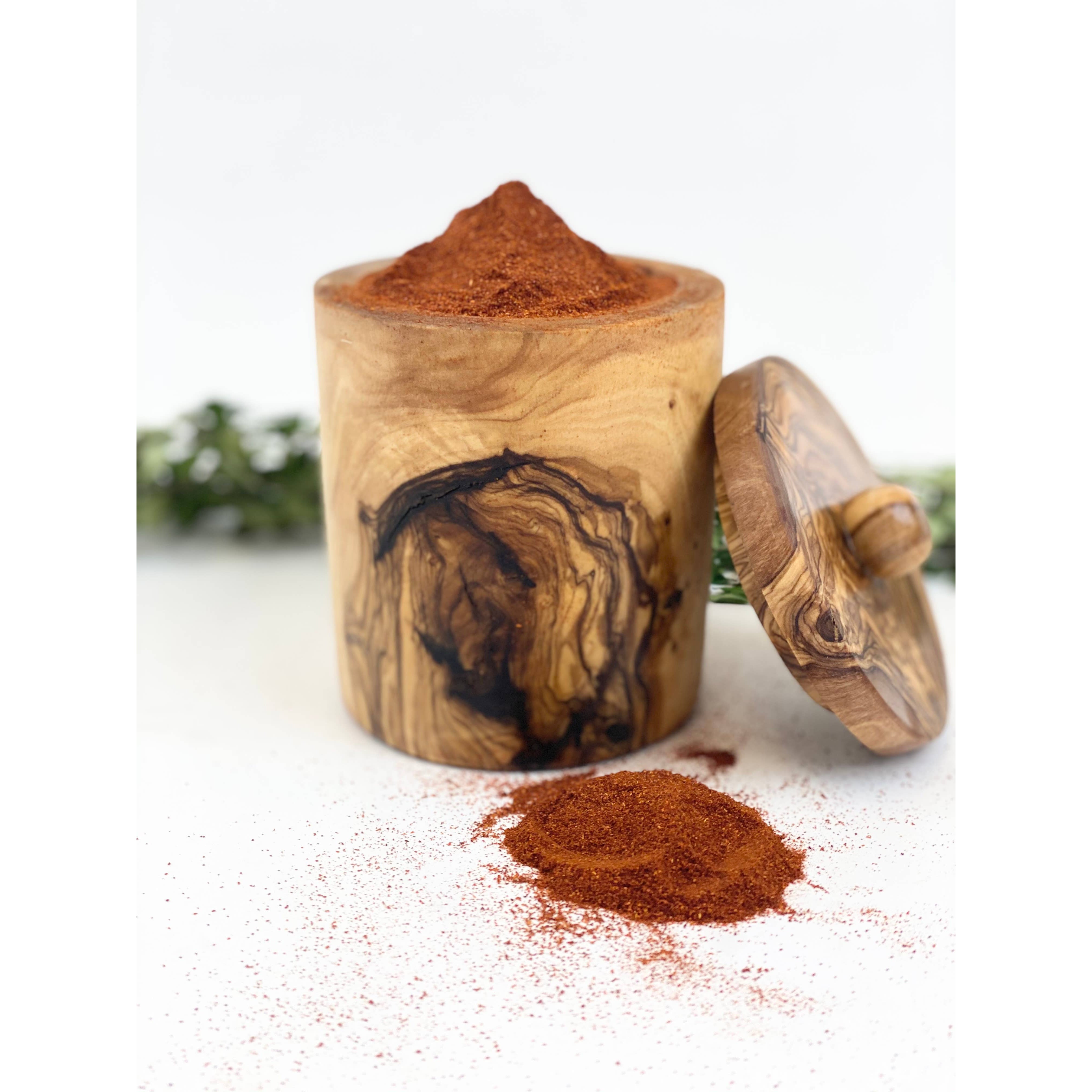 Natural OliveWood - Olive Wood Spice Jars - small – Chu's Meat Market