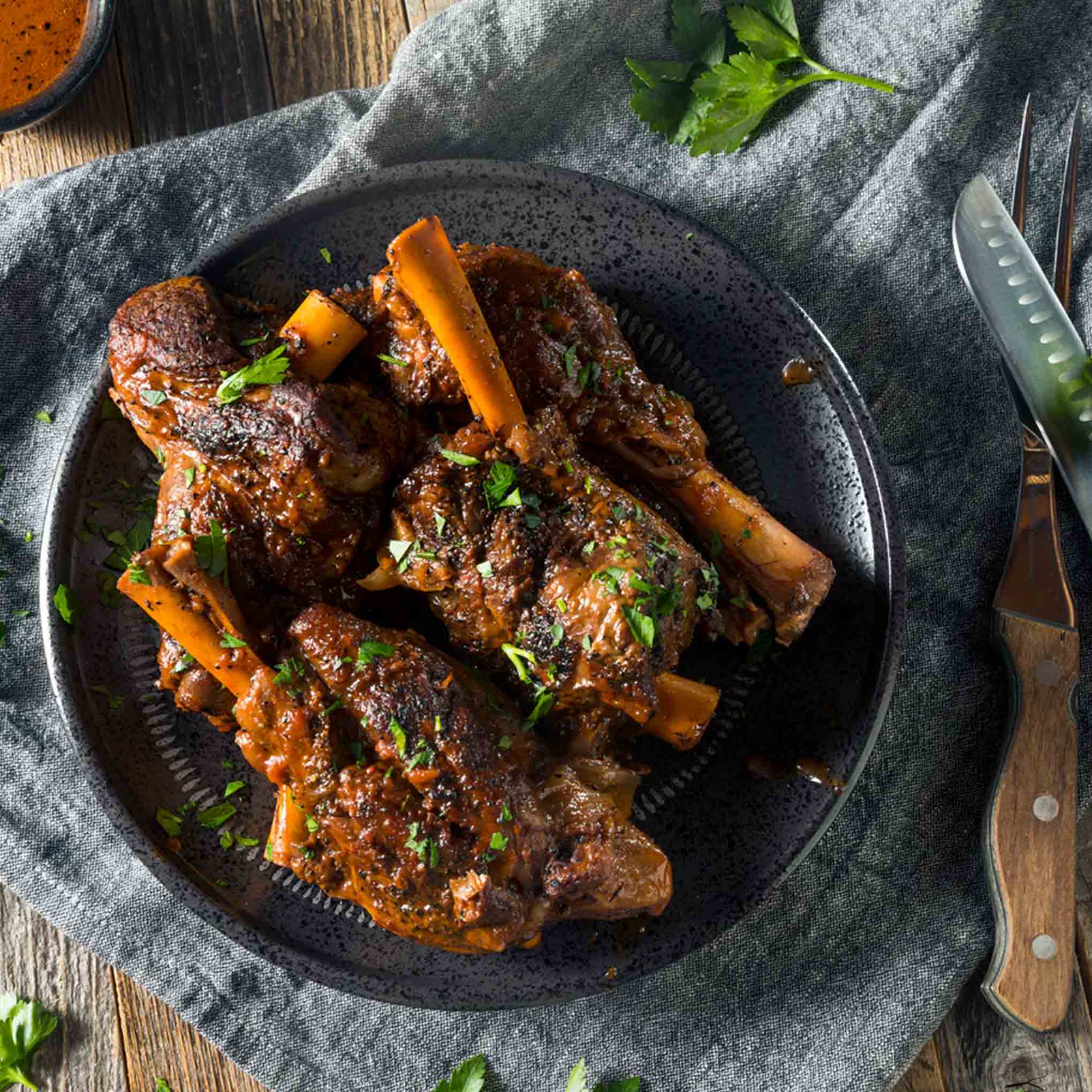 Braised Lamb Shanks
