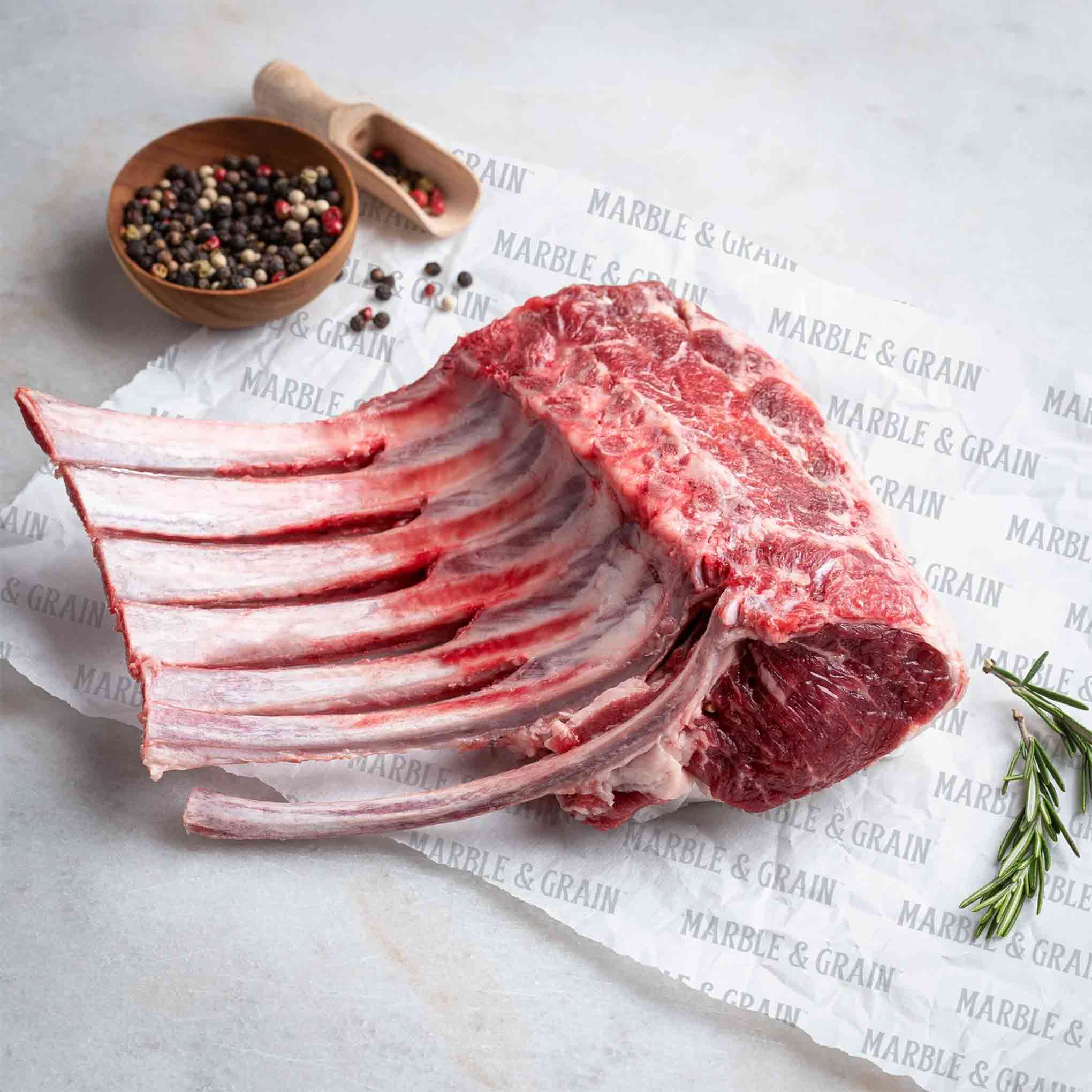 Sous-Vide Rack of Lamb