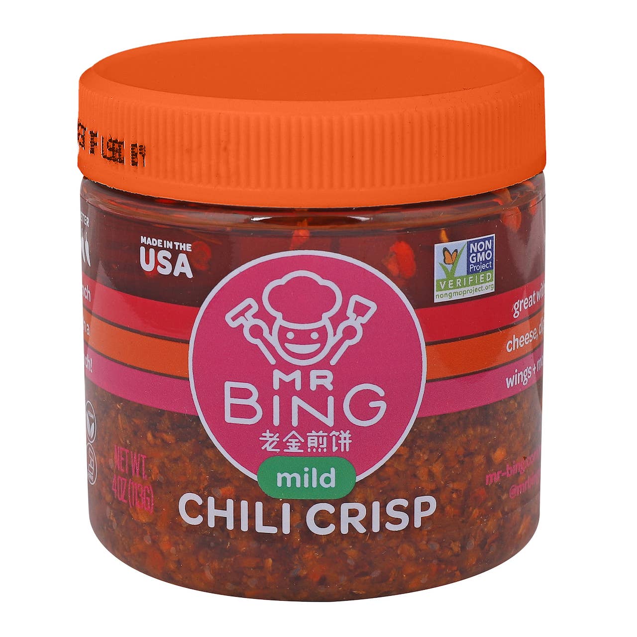 Mr Bing Mild Chili Crisp, 4 oz
