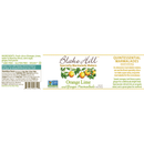 Orange Lime Label
