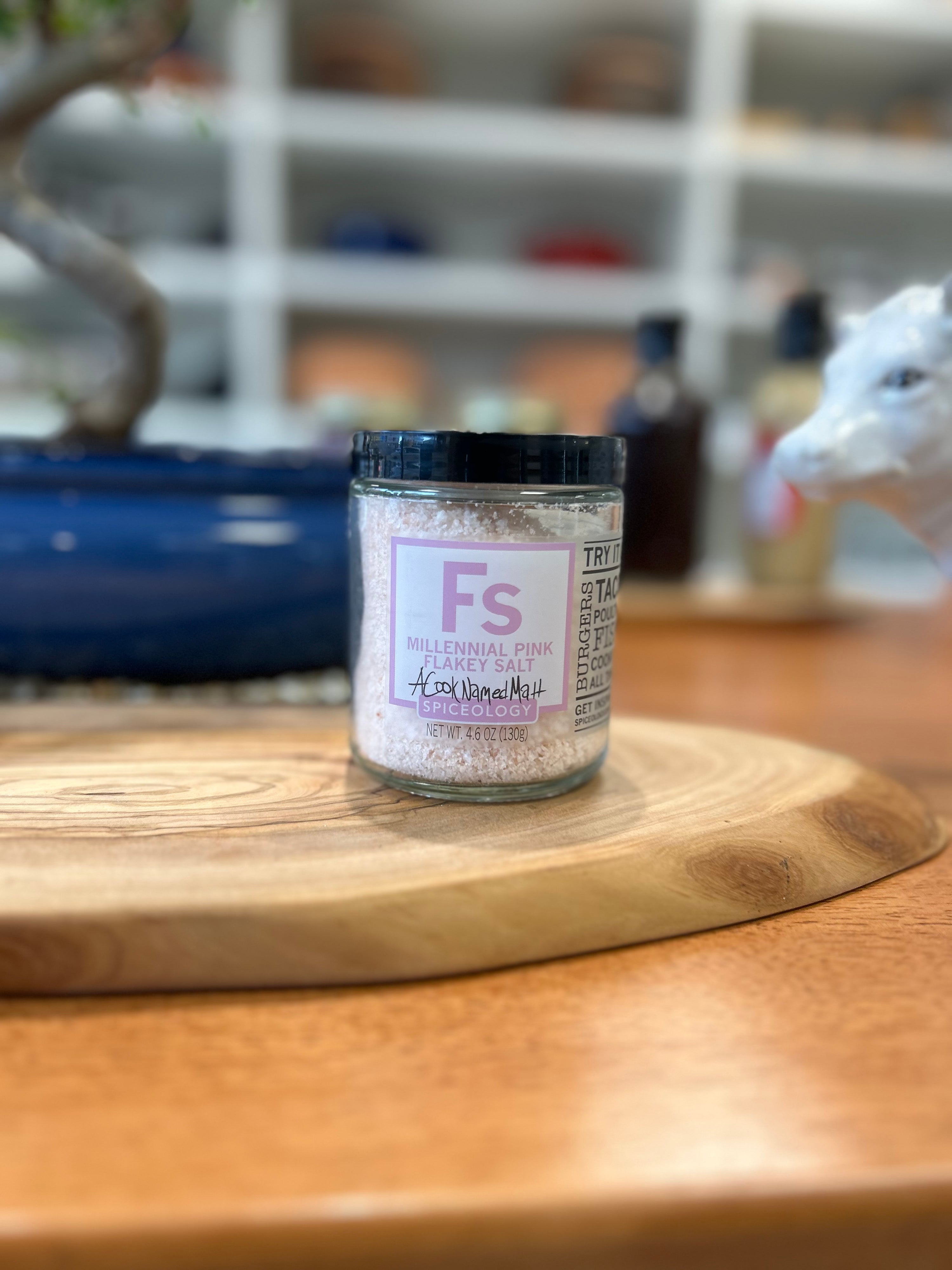 Spiceology - Millennial Pink Flakey Salt | Glass Jar