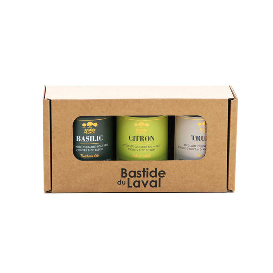 BASTIDE DU LAVAL - Trio of Flavored Olive Oils