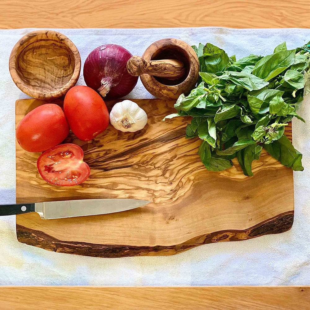 Olive wood cutting board