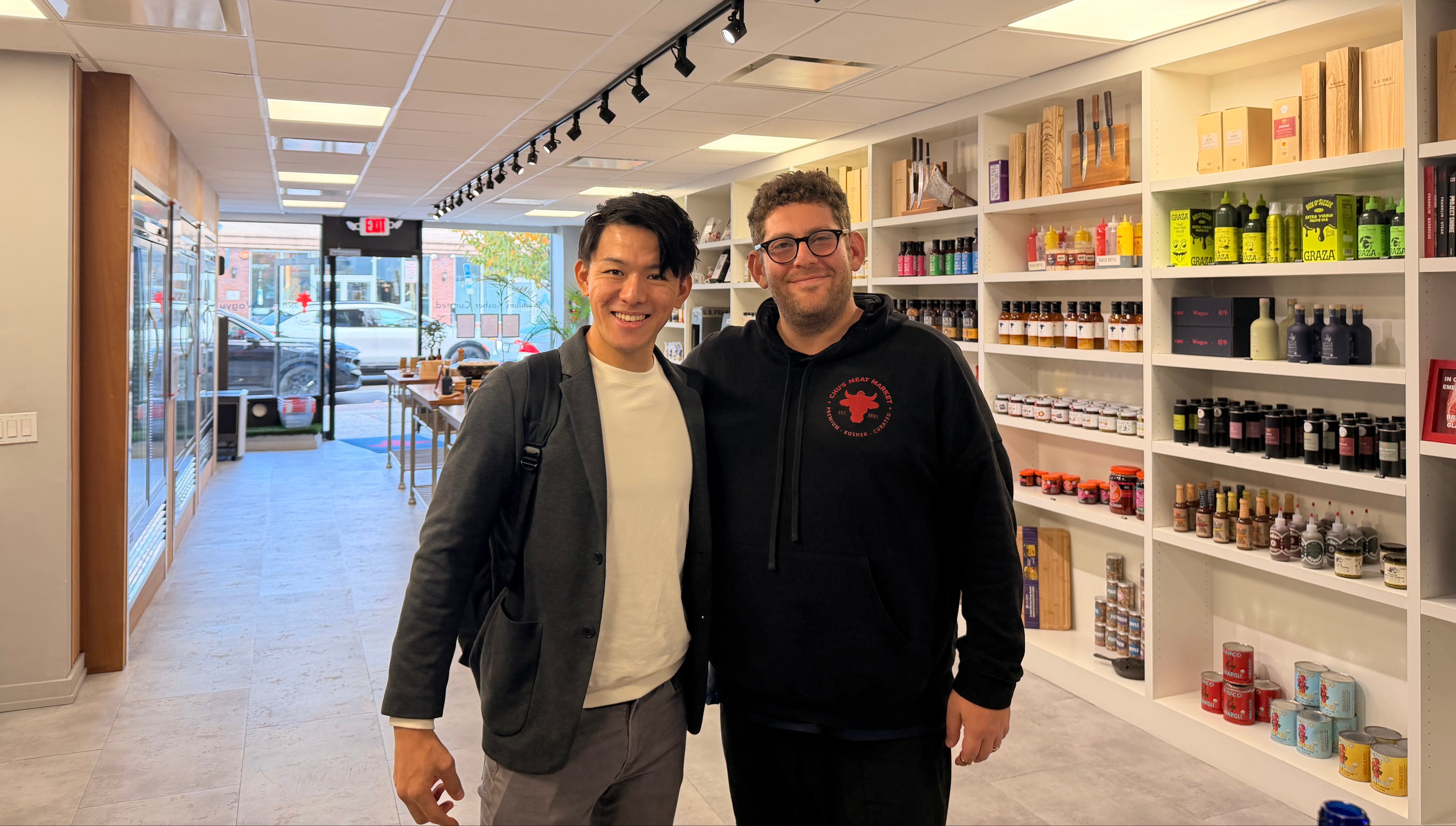 Jonah Chusid, owner of Chu's Meat Market