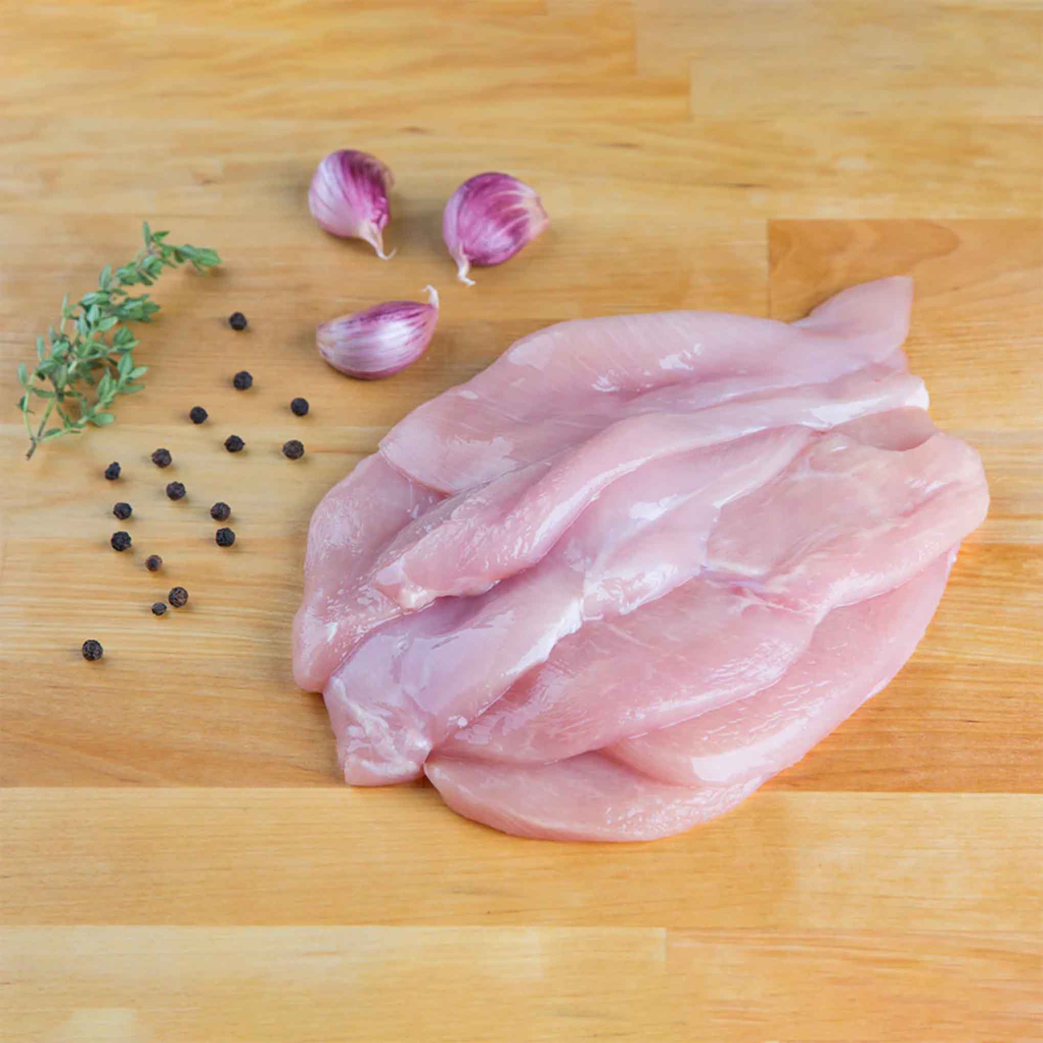Thin Breast Cutlet | Beyond Organic — kosher pasture raised chicken from Chu's Meat Market