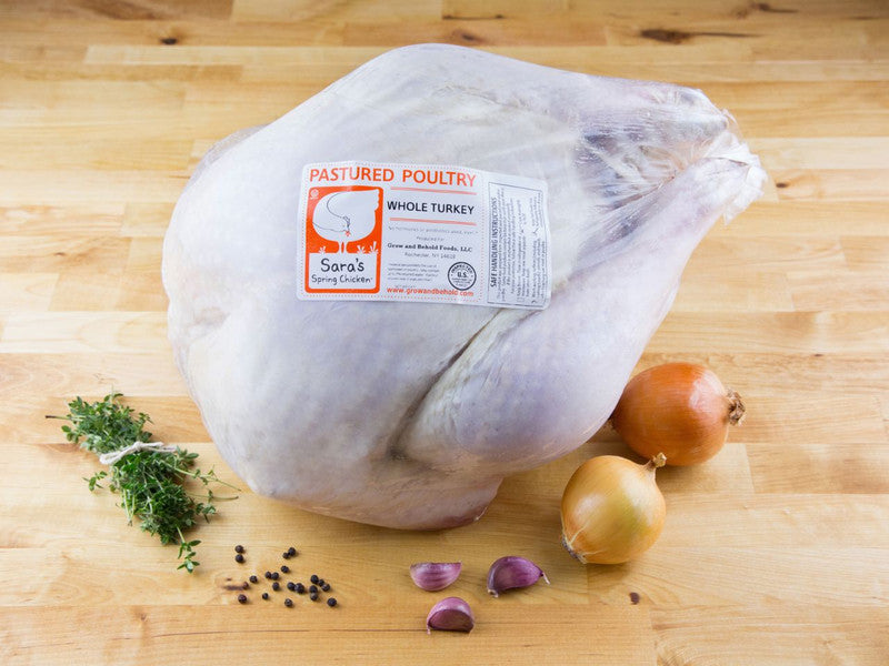Sara's Spring Chicken | Whole Turkey | Organic Feed