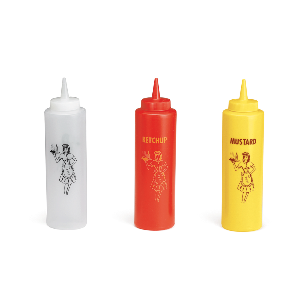 Nostalgia Squeeze Bottles, Set of 3