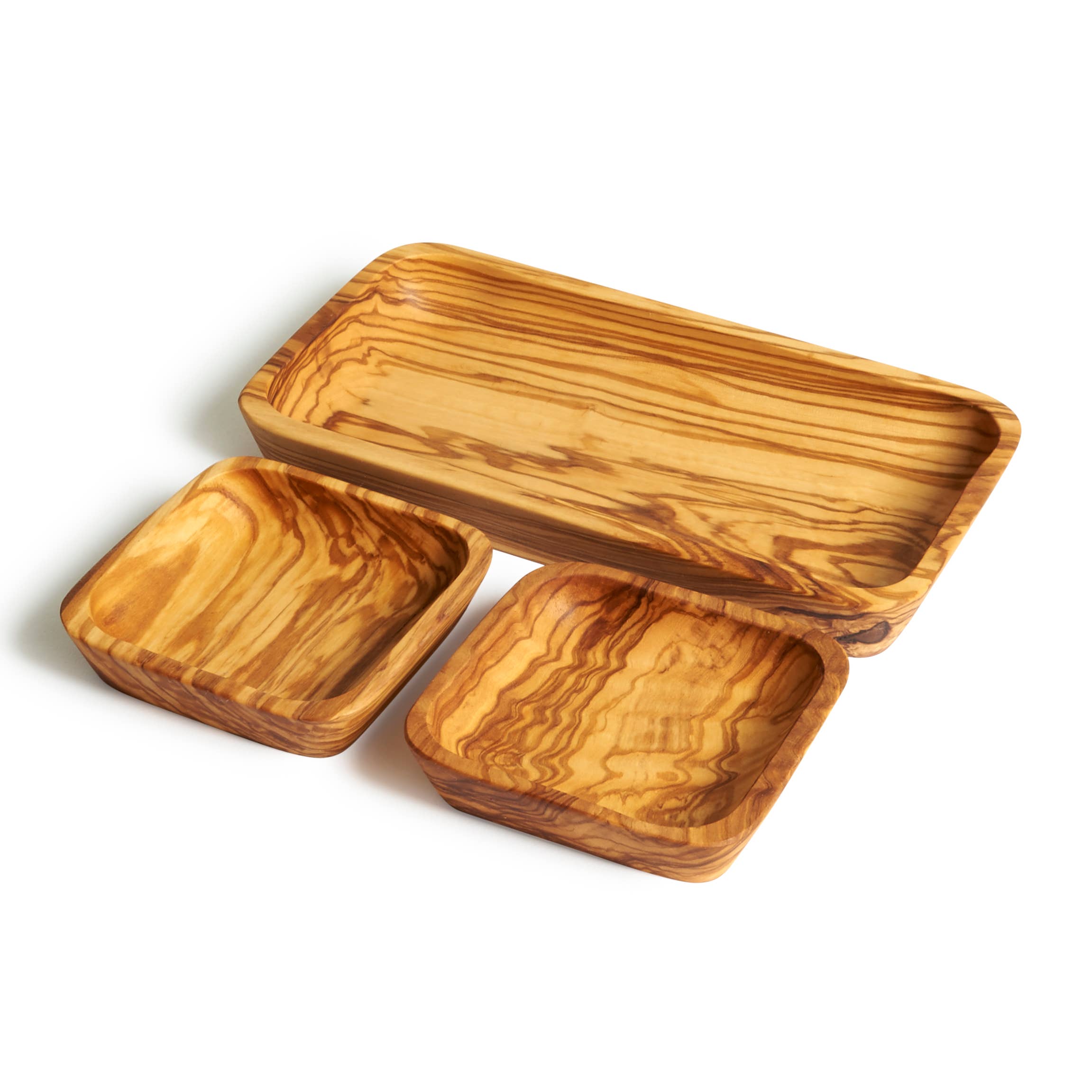 Natural OliveWood - Set of Olive Wood Dishes