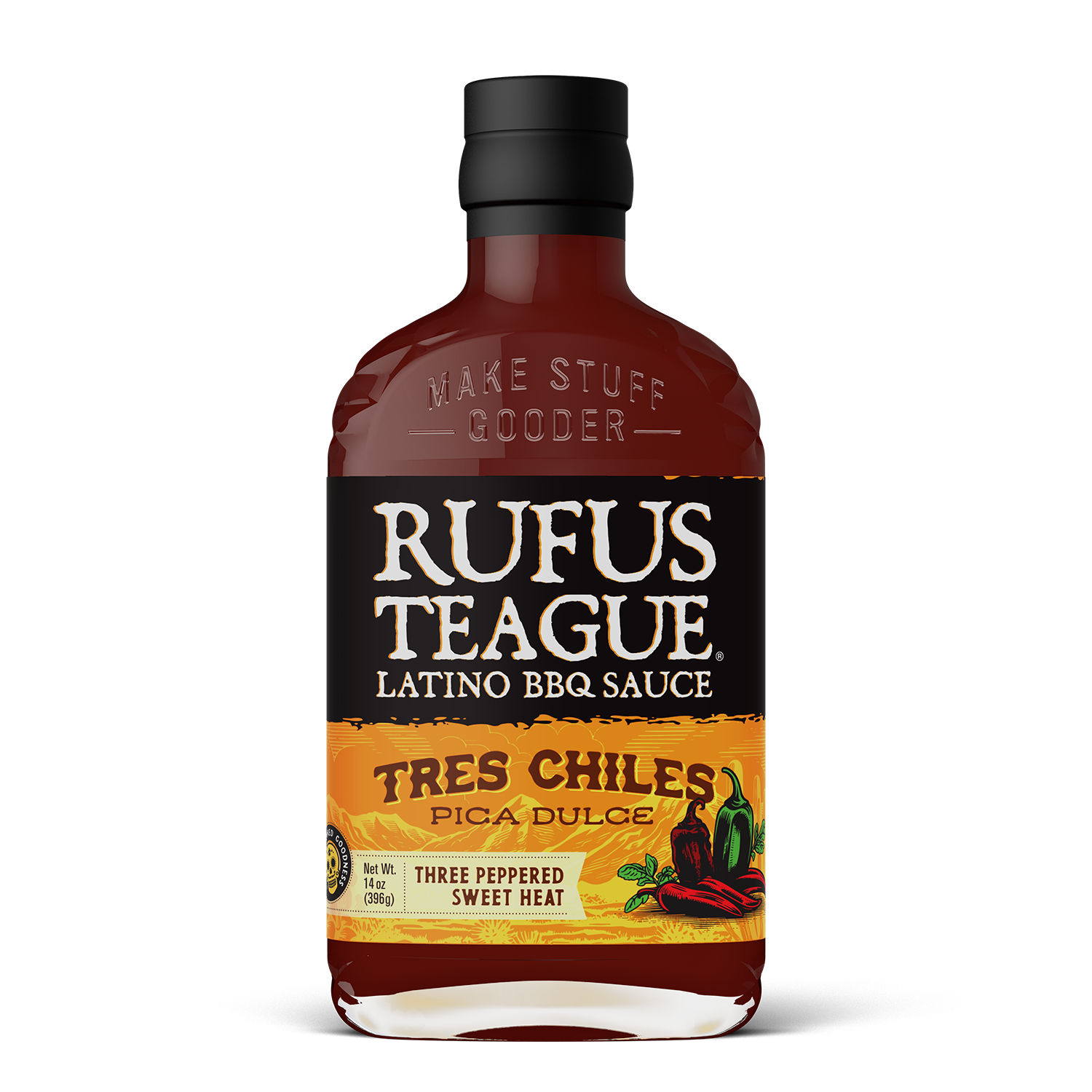 Rufus Teague - Tres Chiles Pica Dulce - Latino Inspired BBQ Sauce