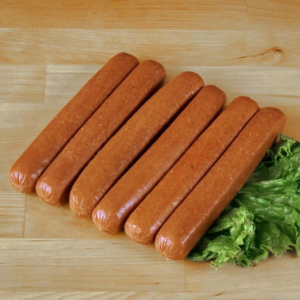 Hot Dogs — kosher beef from Chu's Meat Market