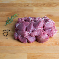 Lamb Cubes for Stew — kosher lamb from Chu's Meat Market