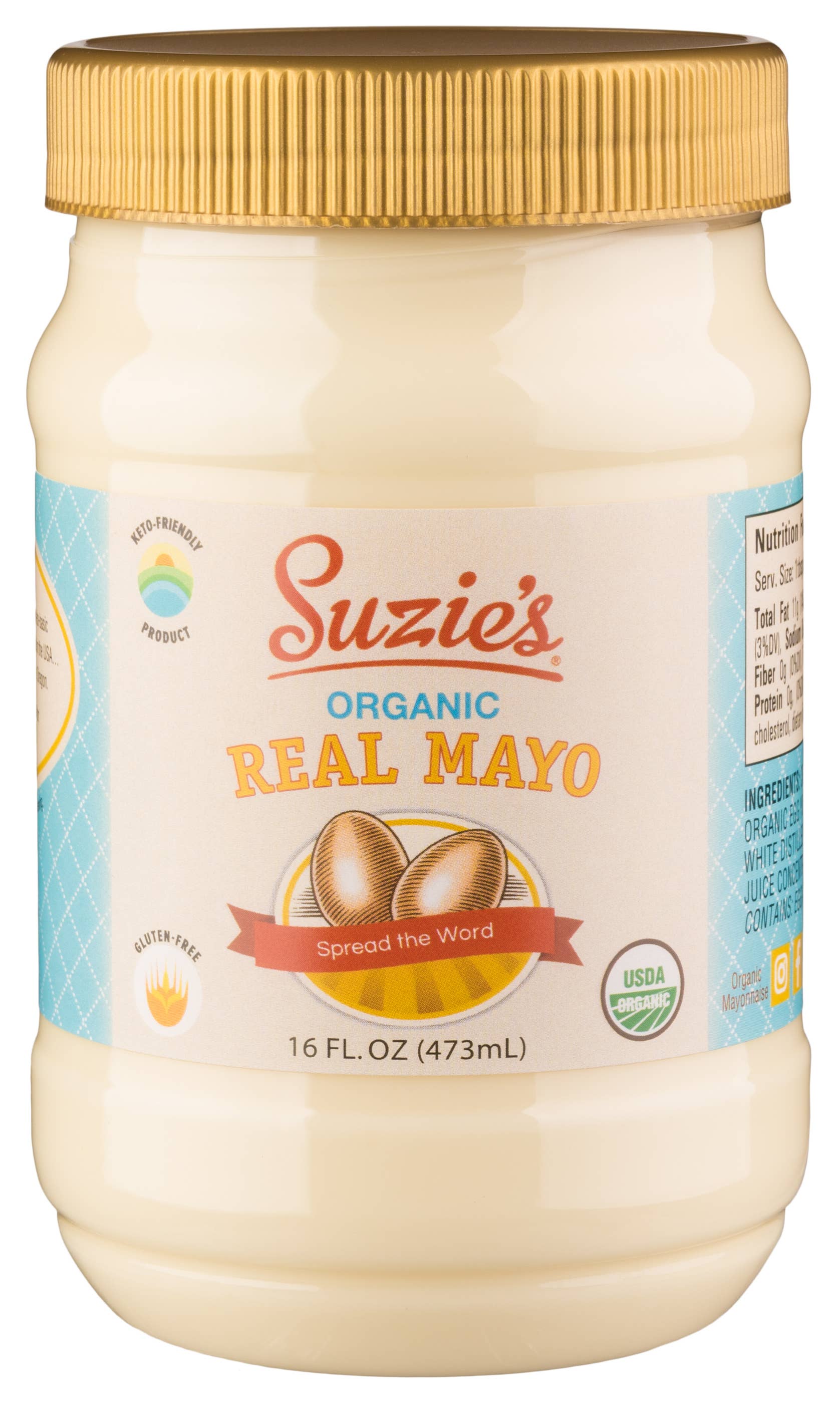 Suzie's Organic REAL Mayo -16 oz
