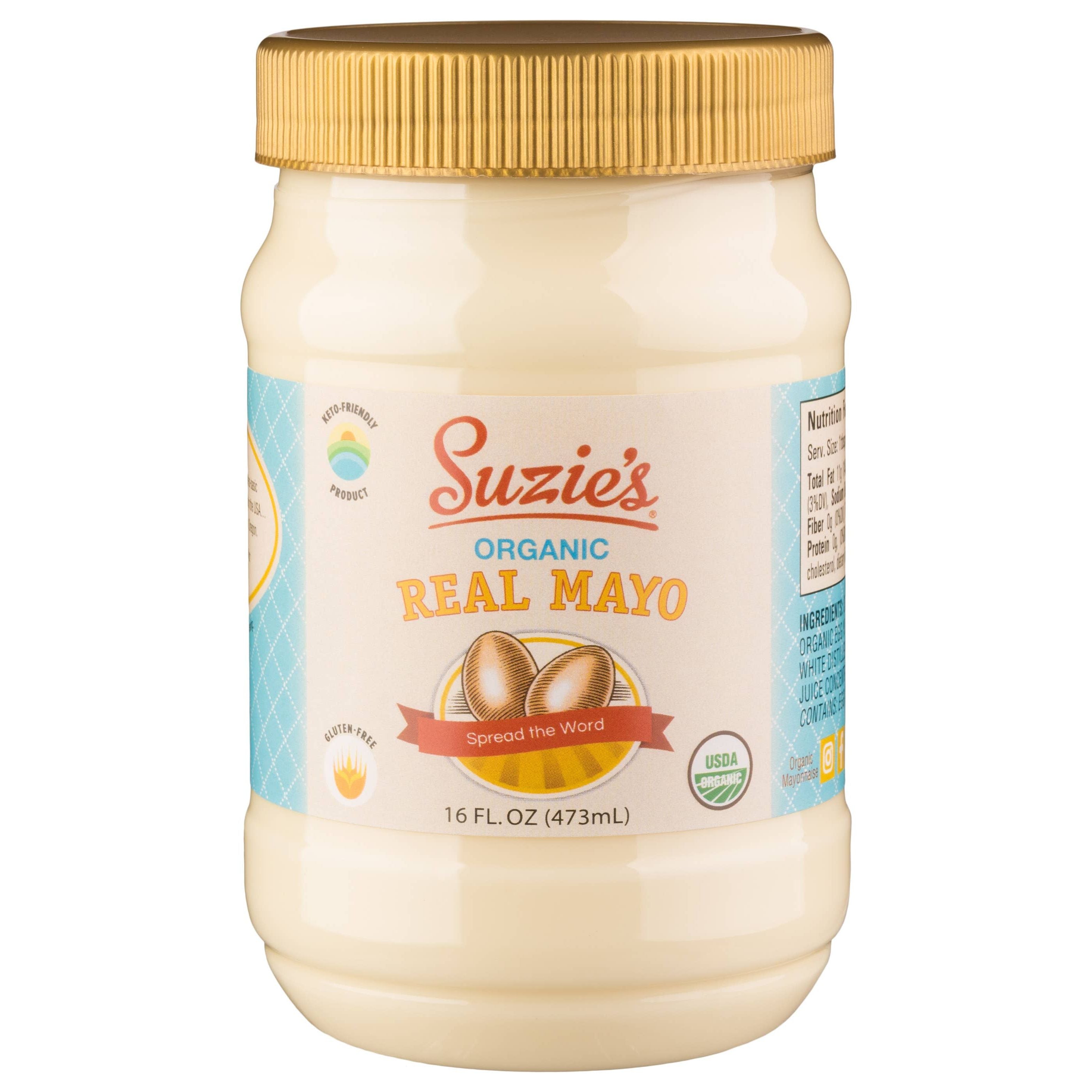 Suzie's Organic REAL Mayo -16 oz