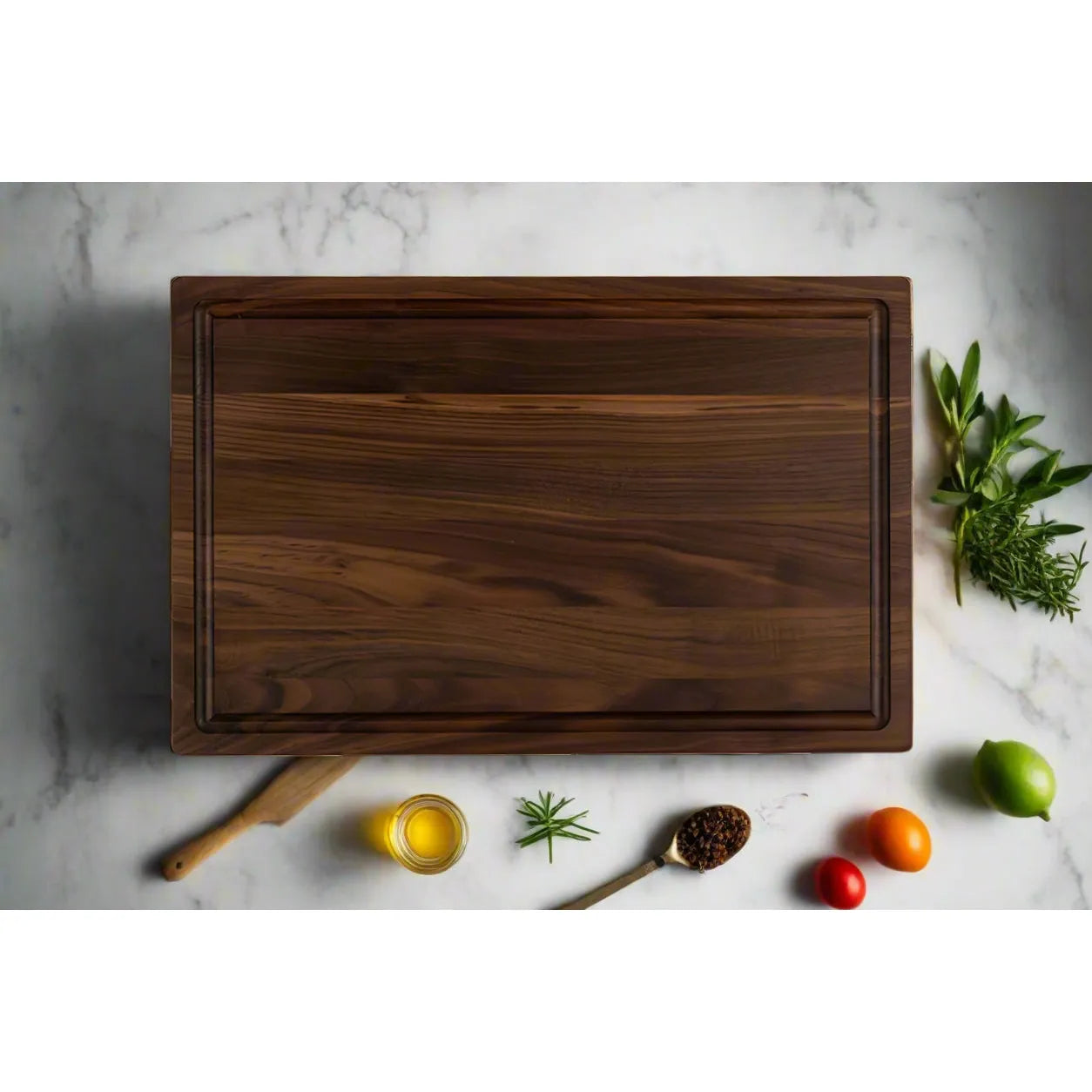 Chu's Walnut Cutting Board with Juice Groove