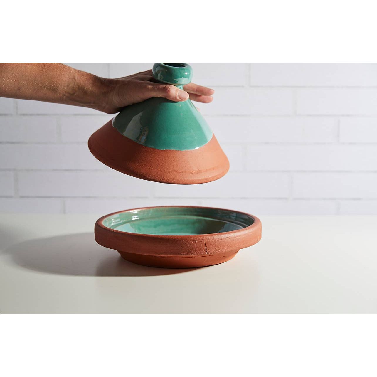 Moroccan Cooking Tagine for Two - Green