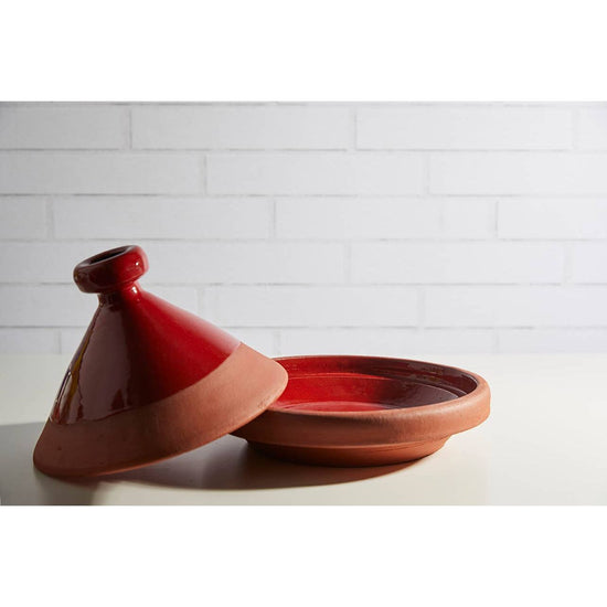 Moroccan Cooking Tagine for Two - Red