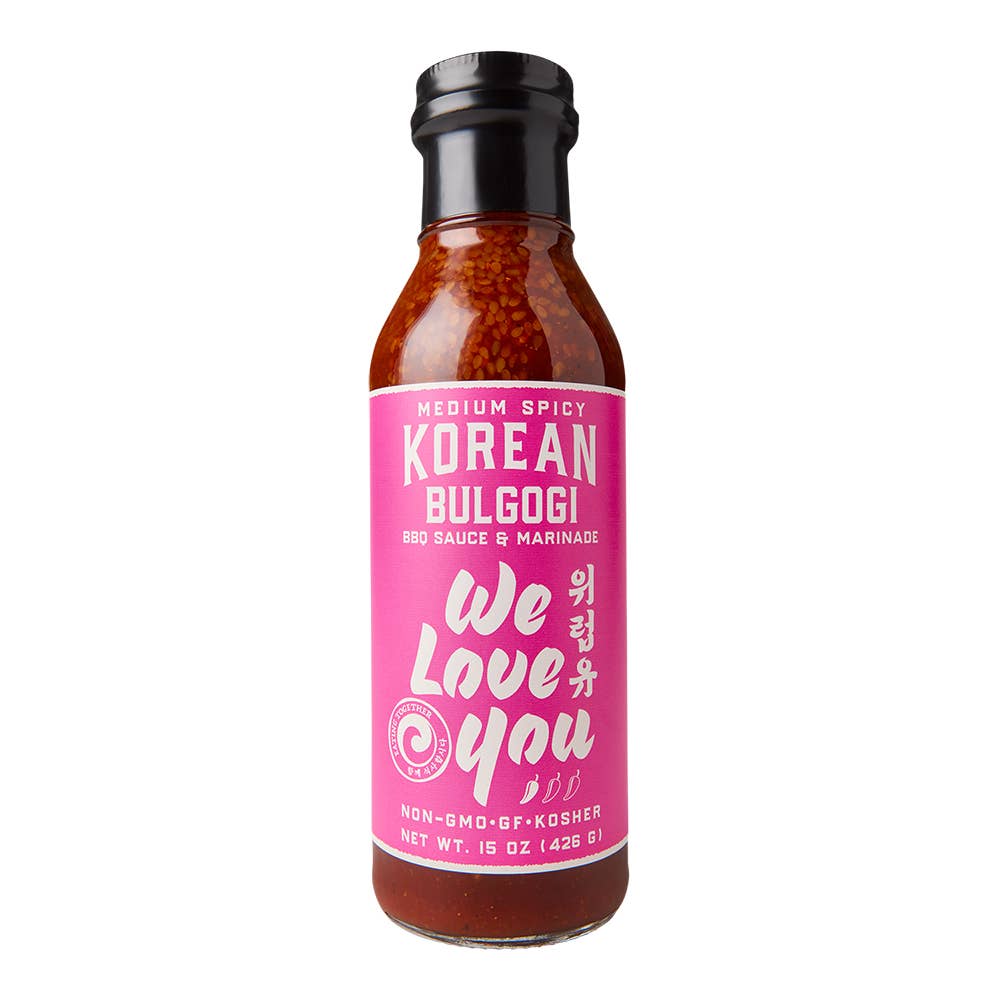 WE LOVE YOU - Medium Spicy Korean Bulgogi BBQ Sauce & Marinade