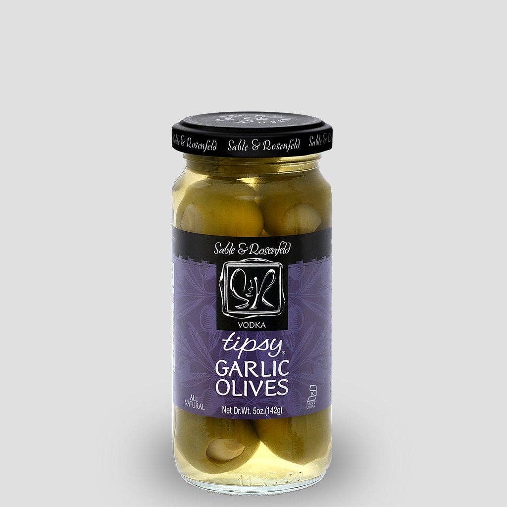 Sable & Rosenfeld All Natural Tipsy Vodka Garlic Olives