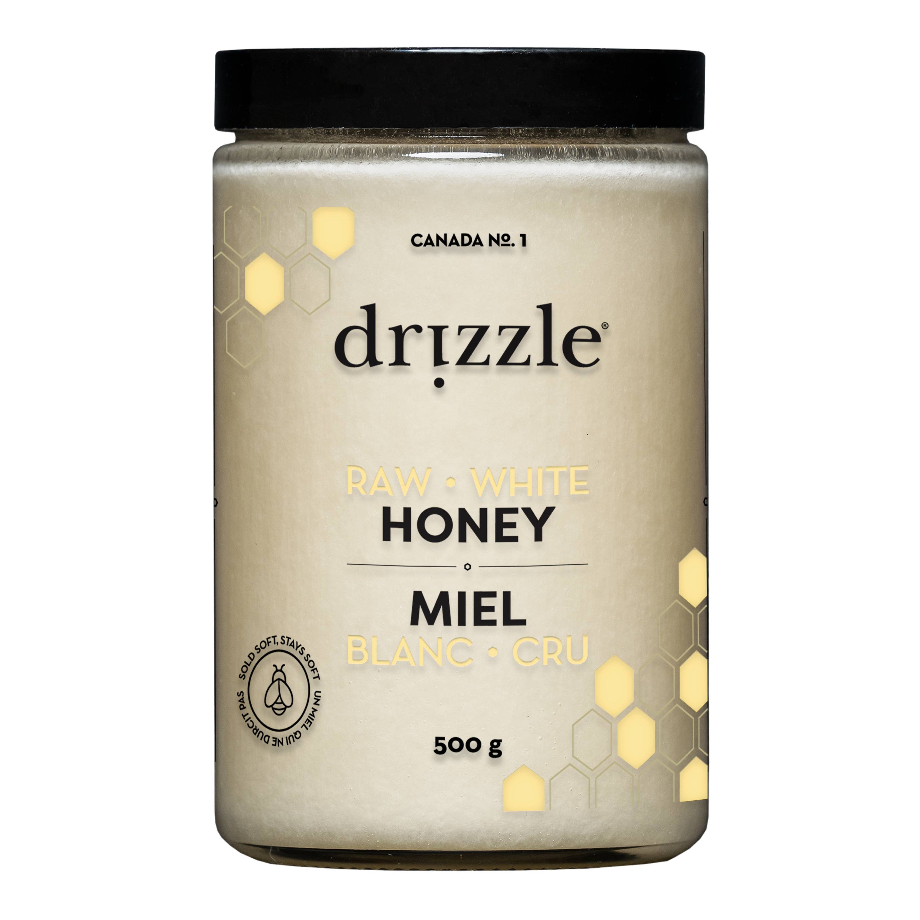 Drizzle Honey - *New* White Raw Honey – 500 g (17 oz)