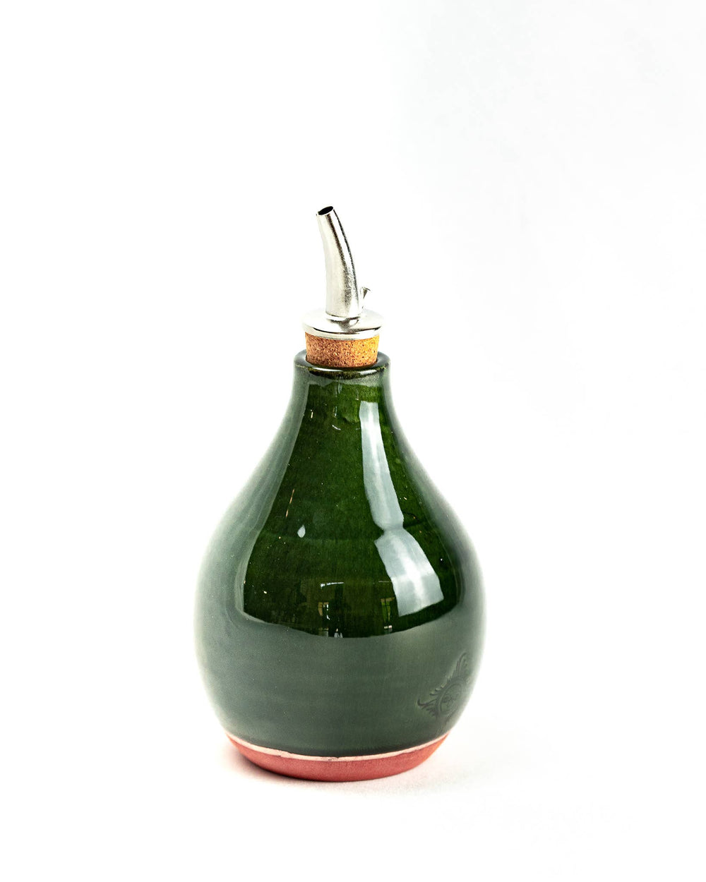 Olive Oil Cruet - Dark Green