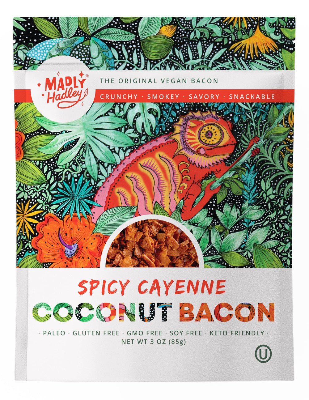 Madly Hadley - Spicy Cayenne Coconut Bacon