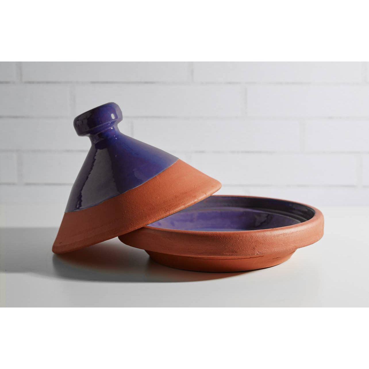Moroccan Cooking Tagine for Two - Blue