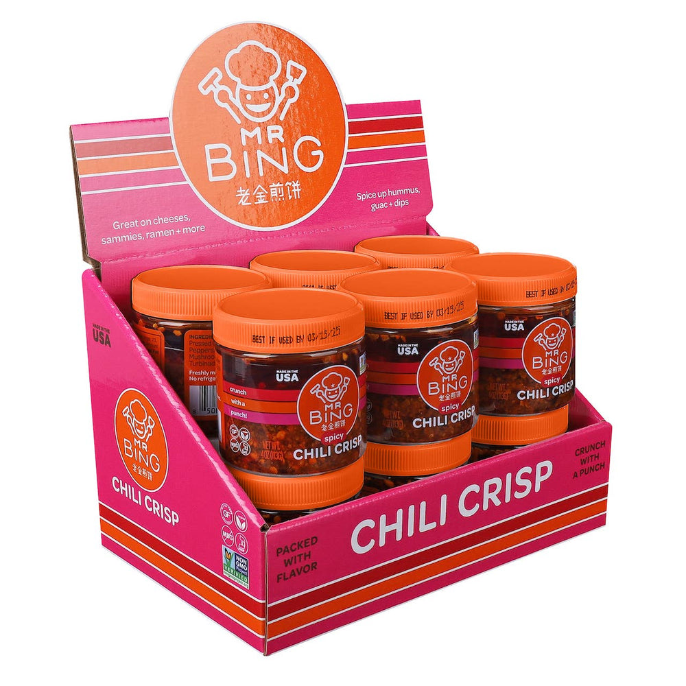 Mr Bing Spicy Chili Crisp, 4 oz