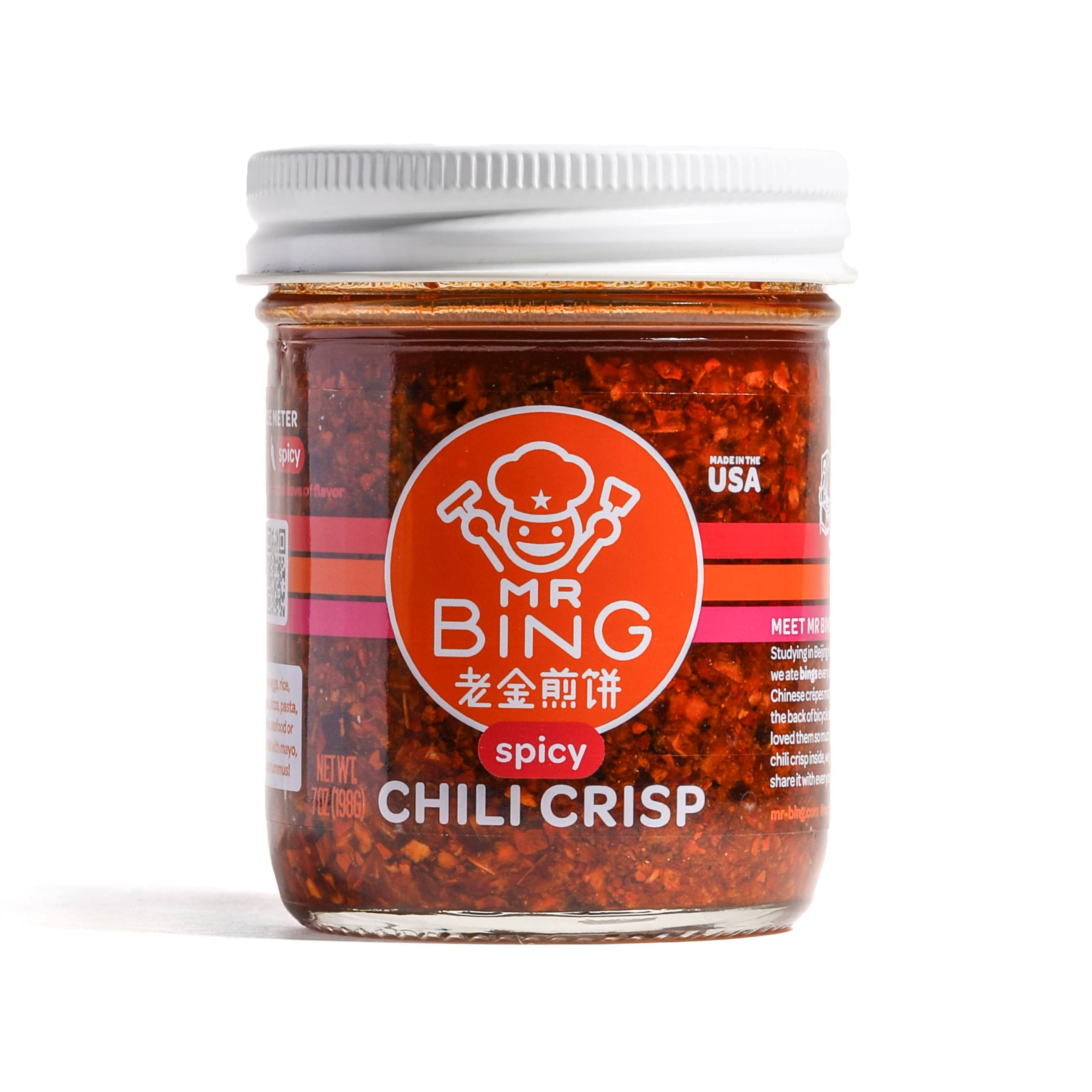 MR BING FOODS - Mr Bing Chili Crisp |  7 oz Spicy