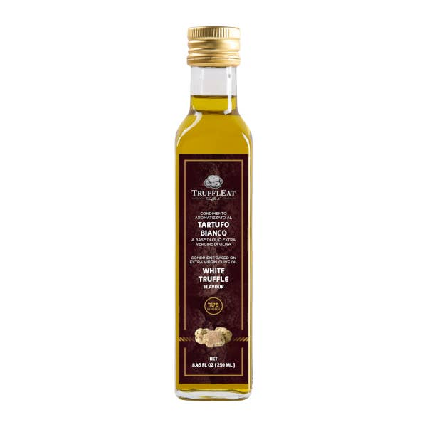 Truffleat srl - Kosher Extra virgin olive oil white truffle 250 ml Truffleat