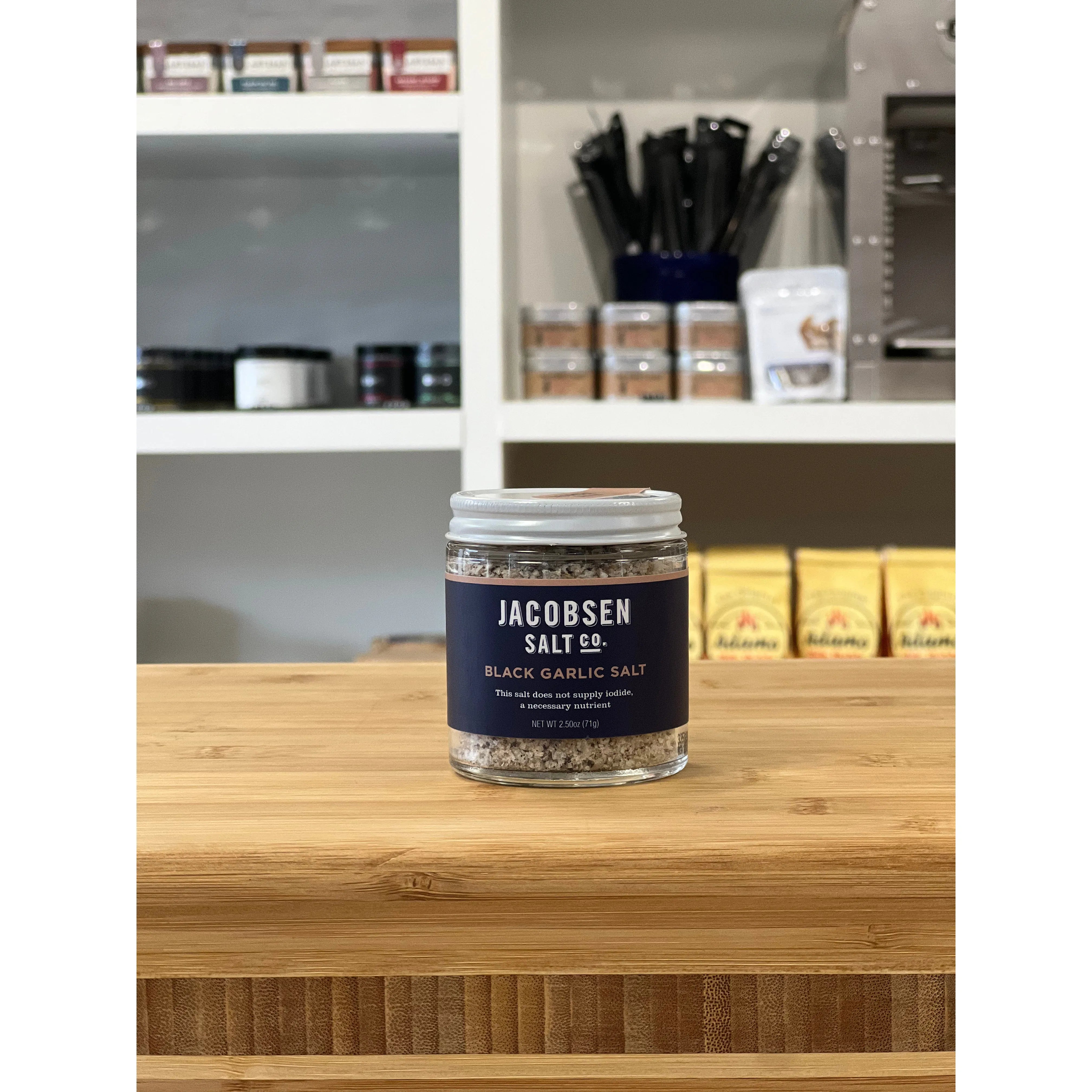 Jacobsen | Black Garlic Salt — Chu's Meat Market