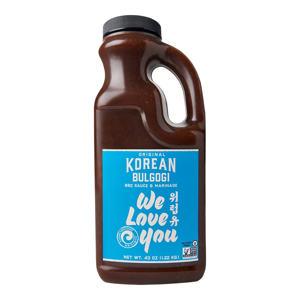 WE LOVE YOU - Original Korean Bulgogi BBQ Sauce & Marinade, 43oz