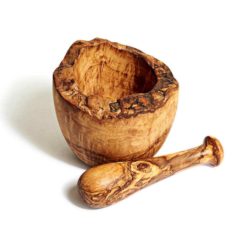 Olive Wood Mortar & Pestle