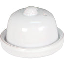 Eurita Garlic Baker Terracotta, White — Chu's Meat Market